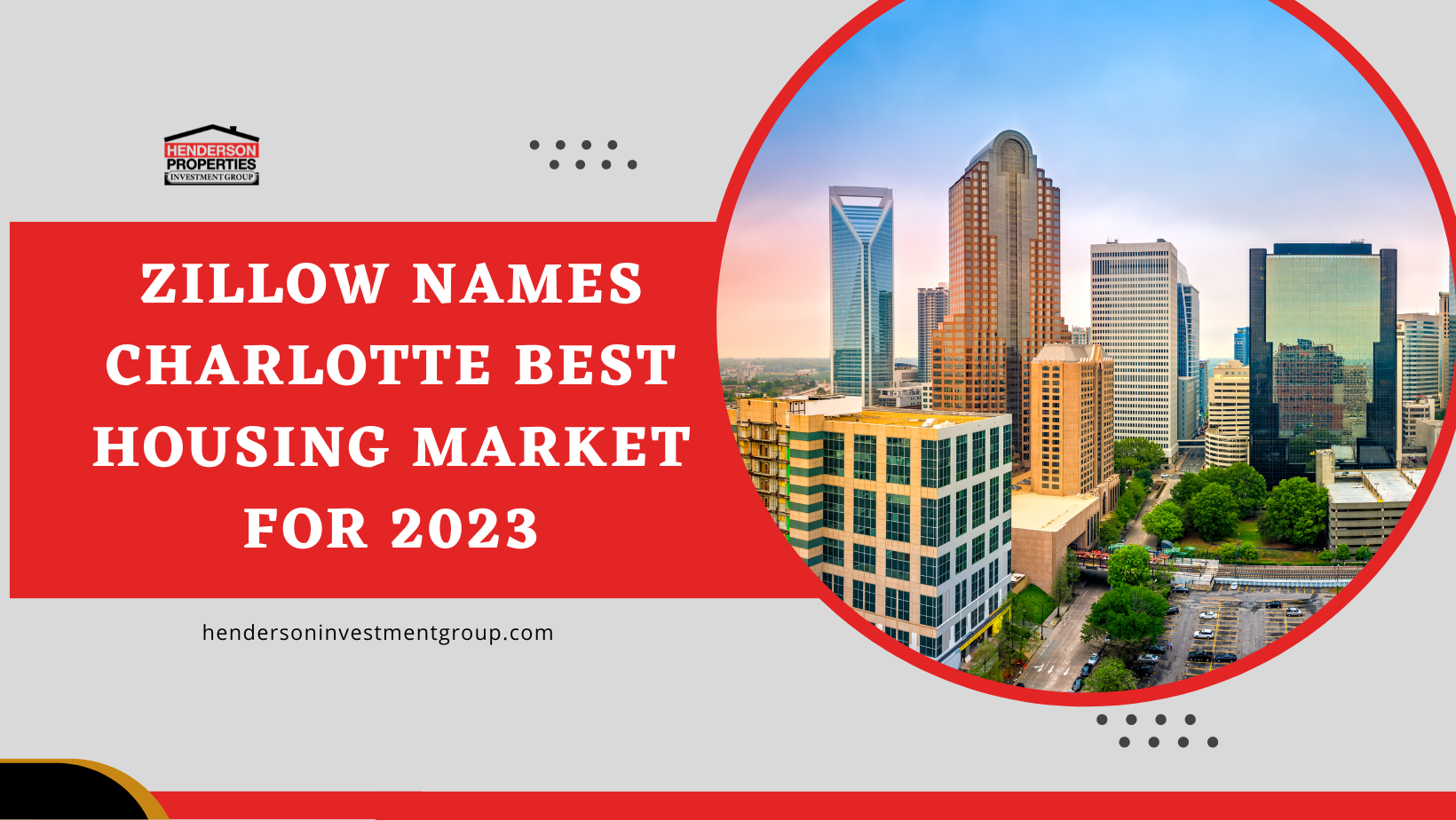 Zillow Names Charlotte 1 For Best Housing Market Henderson