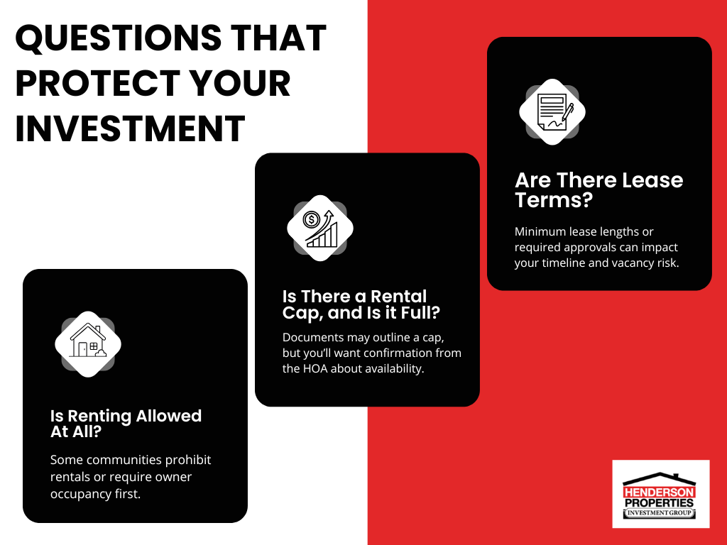 questions to ask about hoa rentals